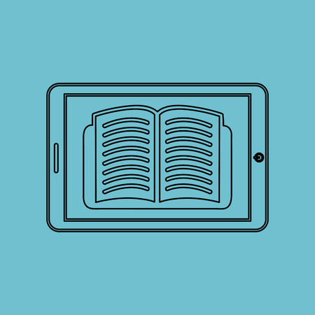 electronic book design, vector illustration eps10 graphicのイラスト素材