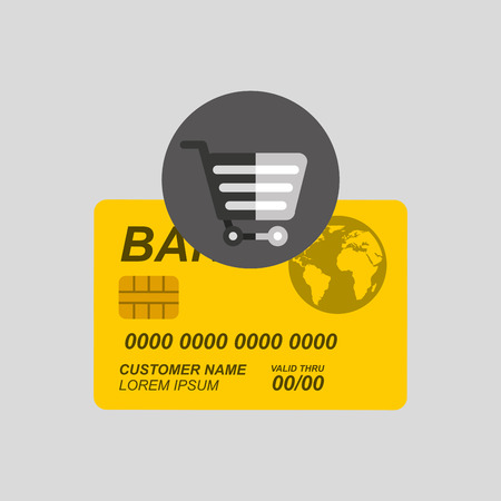 credit card design, vector illustration eps10 graphicのイラスト素材