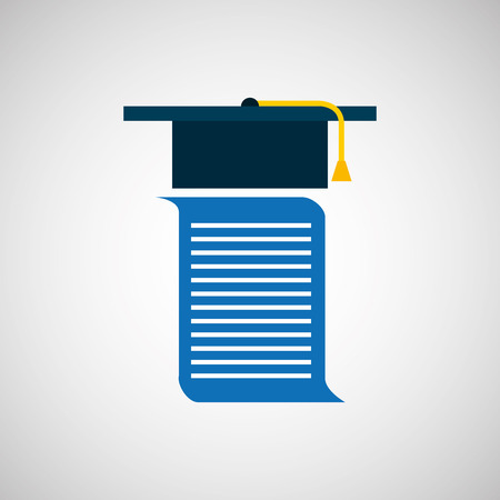 graduation celebration design, vector illustration eps10 graphicのイラスト素材