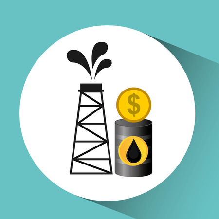 oil industry design, vector illustration eps10 graphicのイラスト素材