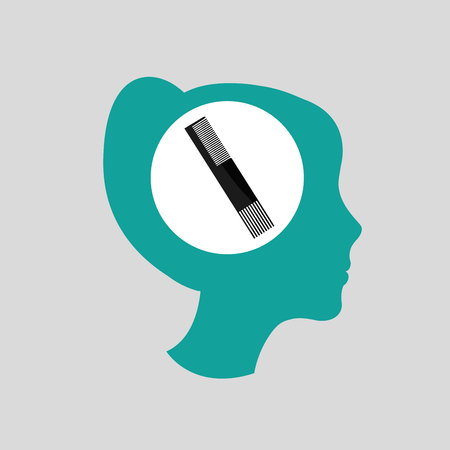 hairdressing salon design, vector illustration  graphicのイラスト素材