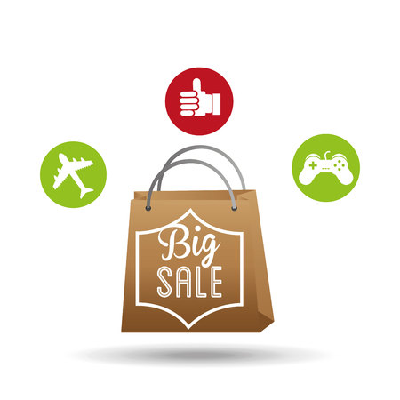commercial clearance design, vector illustrationのイラスト素材