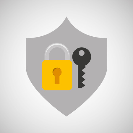security system design, vector illustrationのイラスト素材