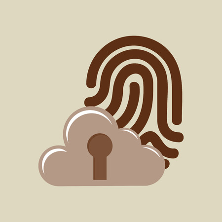 security system design, vector illustrationのイラスト素材