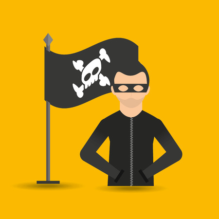 security system design, vector illustrationのイラスト素材