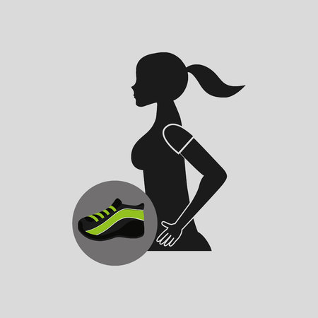 fitness gym design, vector illustration eps10 graphicのイラスト素材