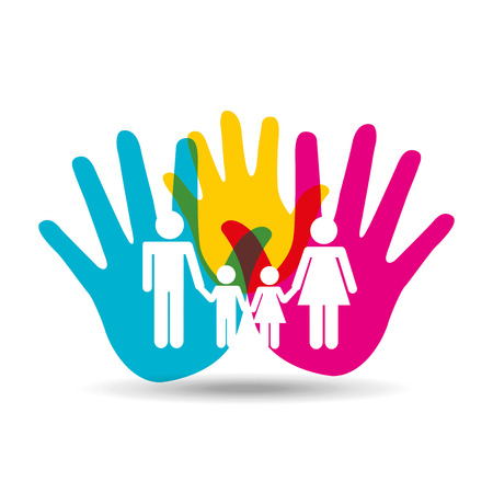 family home design, vector illustration eps10 graphicのイラスト素材