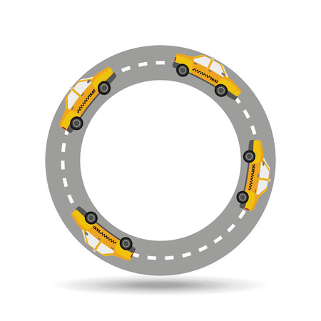 taxi service design, vector illustration eps10 graphicのイラスト素材