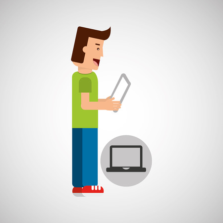 user technology design, vector illustration graphicのイラスト素材