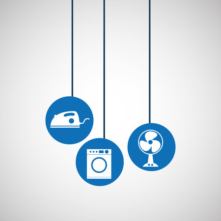 home appliances design, vector illustration eps10 graphicのイラスト素材