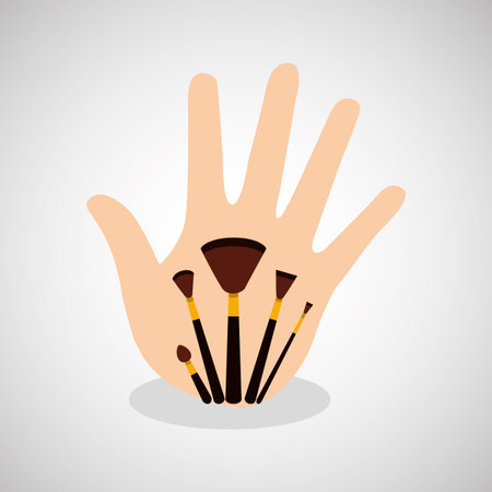 female makeup design, vector illustration eps10 graphicのイラスト素材