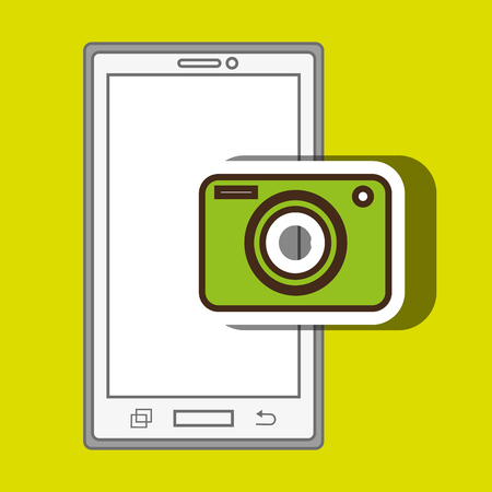 smartphone service design, vector illustration eps10 graphicのイラスト素材