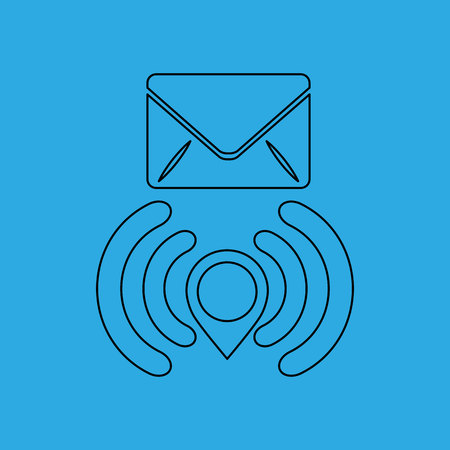 wifi connection design, vector illustration eps10 graphicのイラスト素材