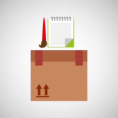 delivery service design, vector illustration eps10 graphicのイラスト素材