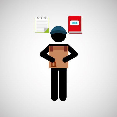 delivery service design, vector illustration eps10 graphicのイラスト素材