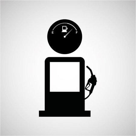 gas station design, vector illustration eps10 graphicのイラスト素材