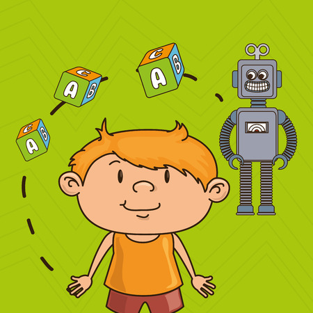 kids and toys design, vector illustration eps10 graphicのイラスト素材