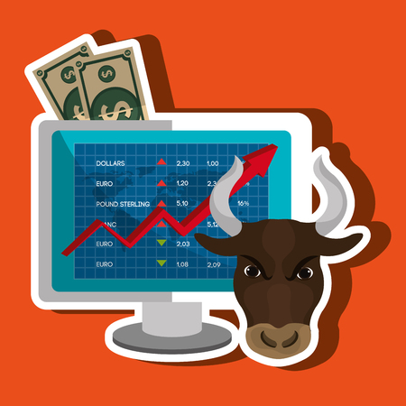 stock exchange design, vector illustration eps10 graphicのイラスト素材