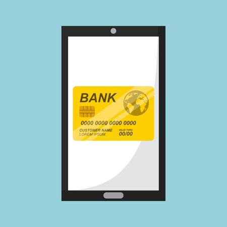 money online from a smartphone isolated icon design, vector illustration  graphicのイラスト素材