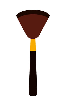 brush makeup product isolated icon design, vector illustration  graphicのイラスト素材