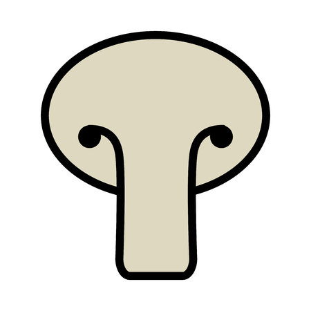 fesh vegetable mushroom  isolated icon design, vector illustration  graphicのイラスト素材