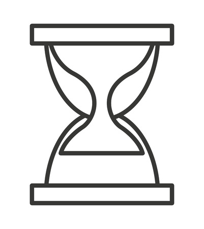 hour glass  isolated icon design, vector illustration  graphicのイラスト素材