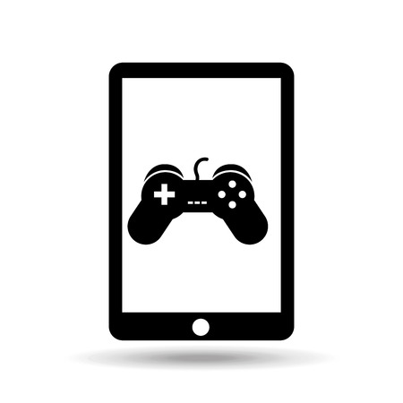 games online entertainment isolated icon design, vector illustration  graphicのイラスト素材