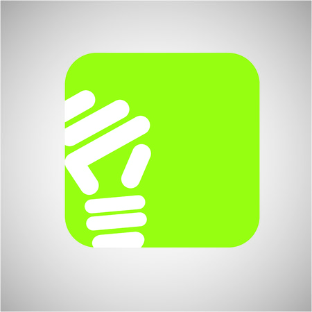 save ecology bulb green concept, vector illustrationのイラスト素材