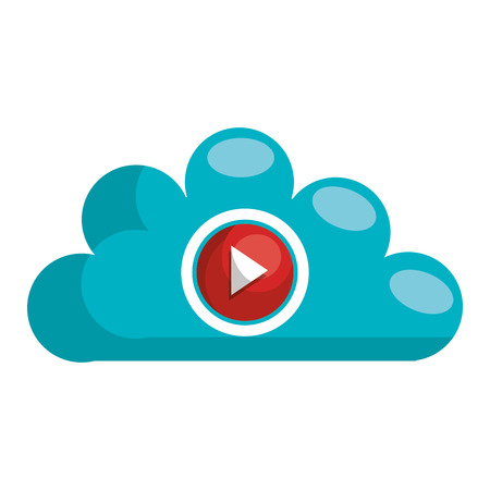 Play symbol, video and multimedia graphic design, vector illustration.のイラスト素材