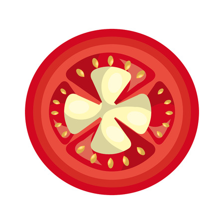 Vegetable isolated icon graphic design, vector illustration.のイラスト素材