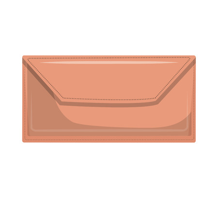 beautiful woman handbag, isolated flat icon vector illustration graphic.のイラスト素材