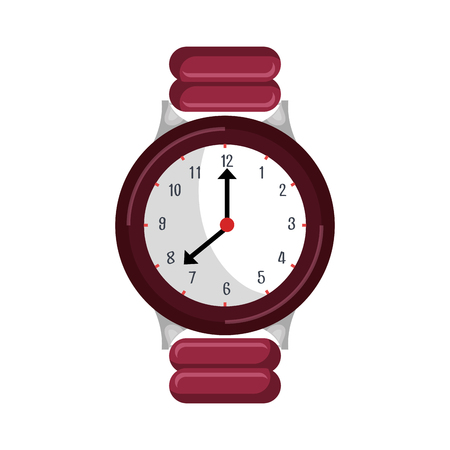 Time and clock isolated flat icon, vector illustration graphic.のイラスト素材