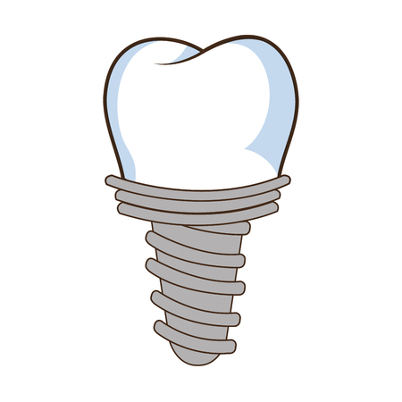 Medical dental care isolated flat icon, vector illustration.のイラスト素材