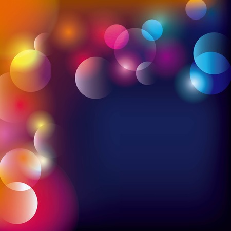 Wallpaper concept represented by blurred lights background icon. Colorfull illustration.のイラスト素材