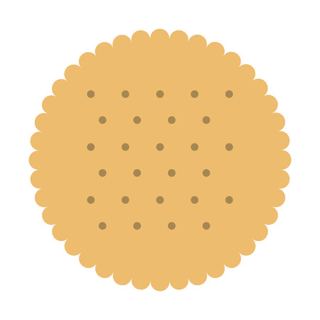 delicious cookies isolated icon design, vector illustration  graphicのイラスト素材