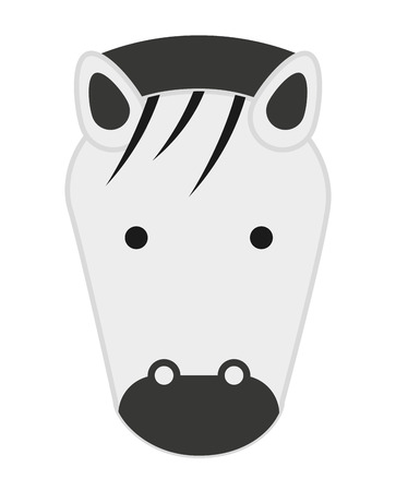 cute zebra isolated icon design, vector illustration  graphicのイラスト素材