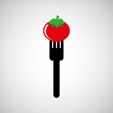 food nature vegetables healthy health isolated, vector illustrationのイラスト素材