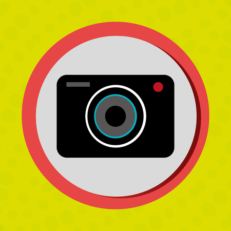 Business internet online ecommerce buy camera isolated, vector illustrationのイラスト素材
