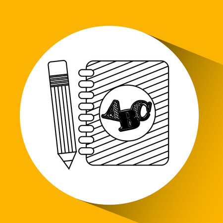 education supplies back to school isolated, vector illustrationのイラスト素材