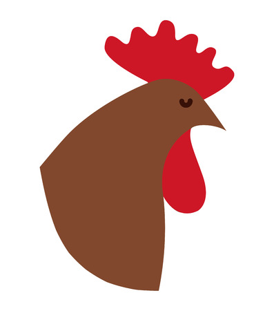 chicken farm isolated icon design, vector illustration  graphicのイラスト素材