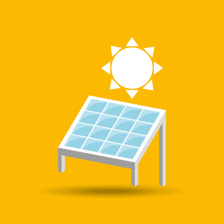 solar panel with petrol green concept, vector illustrationのイラスト素材