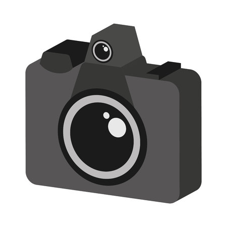 retro camera isolated icon design, vector illustration  graphicのイラスト素材