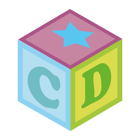Baby toys isolated colorful icon, vector illustration graphic design.のイラスト素材