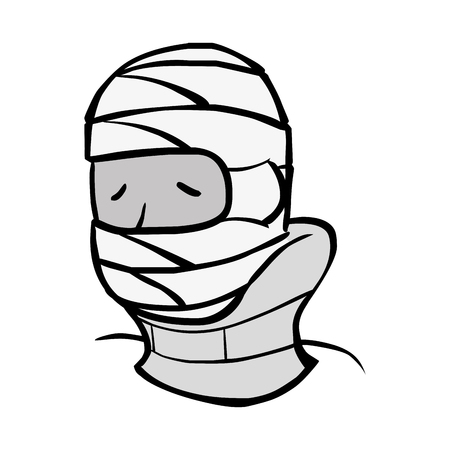 Fracture medical injury isolated flat icon, vector illustration graphic.のイラスト素材