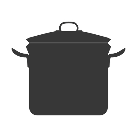 Kitchen dishware isolated flat icon, vector illustration graphic.のイラスト素材