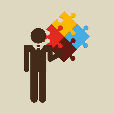 networking and teamwork cooperation icon, vector illustrationのイラスト素材