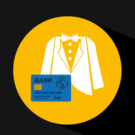 credit card ecommerce shopping icon, vector illustrationのイラスト素材