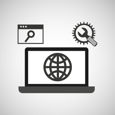 data analysis information report icon, vector illustrationのイラスト素材