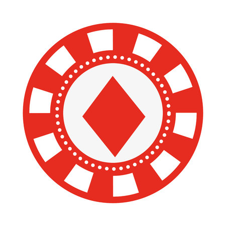 poker chips isolated icon design, vector illustration  graphicのイラスト素材