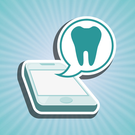 smartphone service medical icon isolated, vector illustrationのイラスト素材